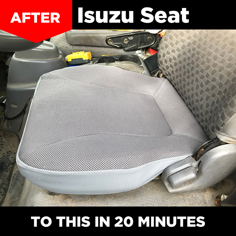 Isuzu seat upholstery.